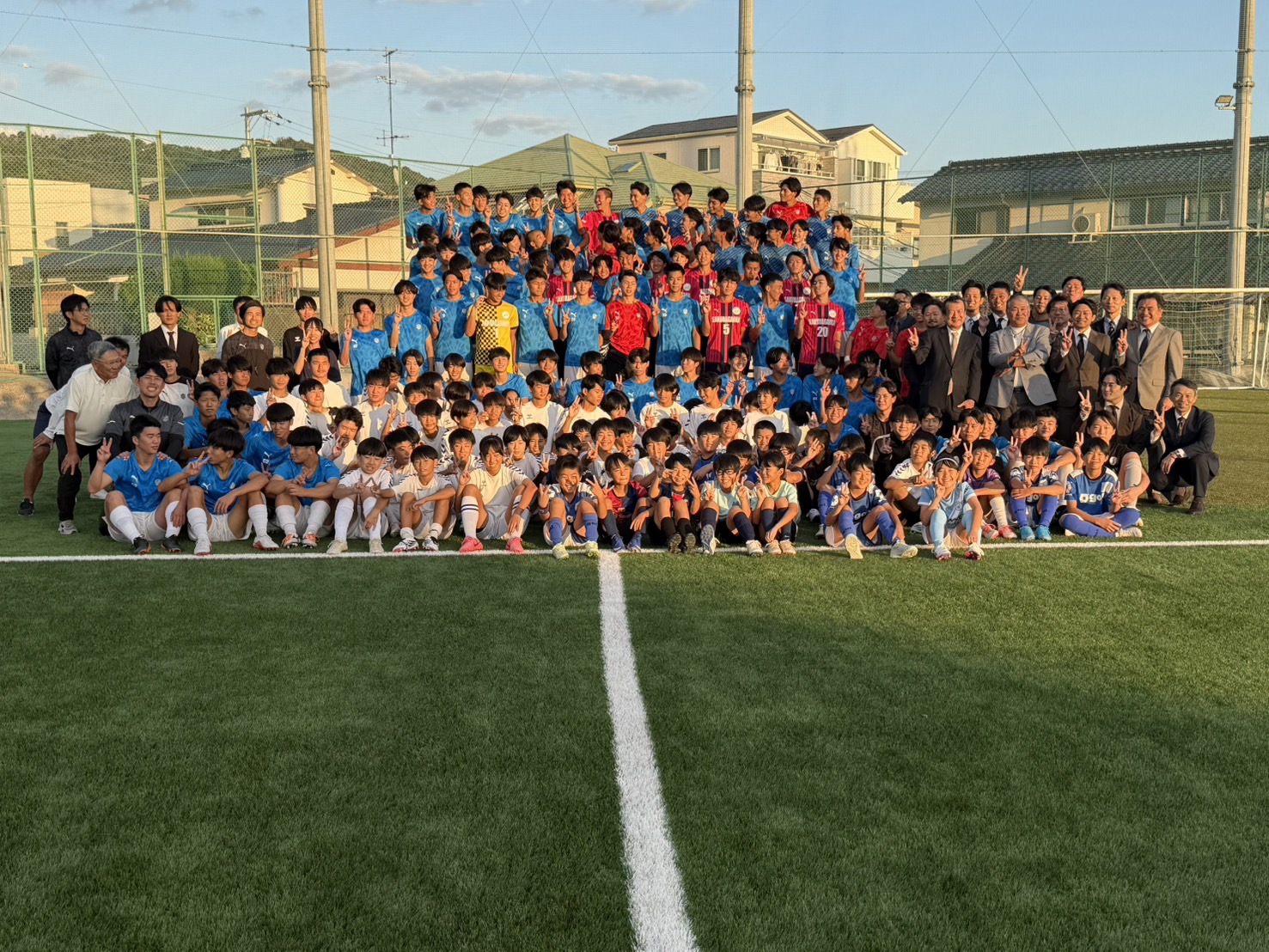 10/6(火)松本学園スポーツセンター 人工芝張替工事 完成披露会